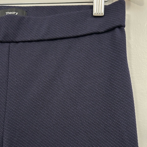 Theory Dark Navy Blue Apparel Textured Medium - Picture 2 of 7
